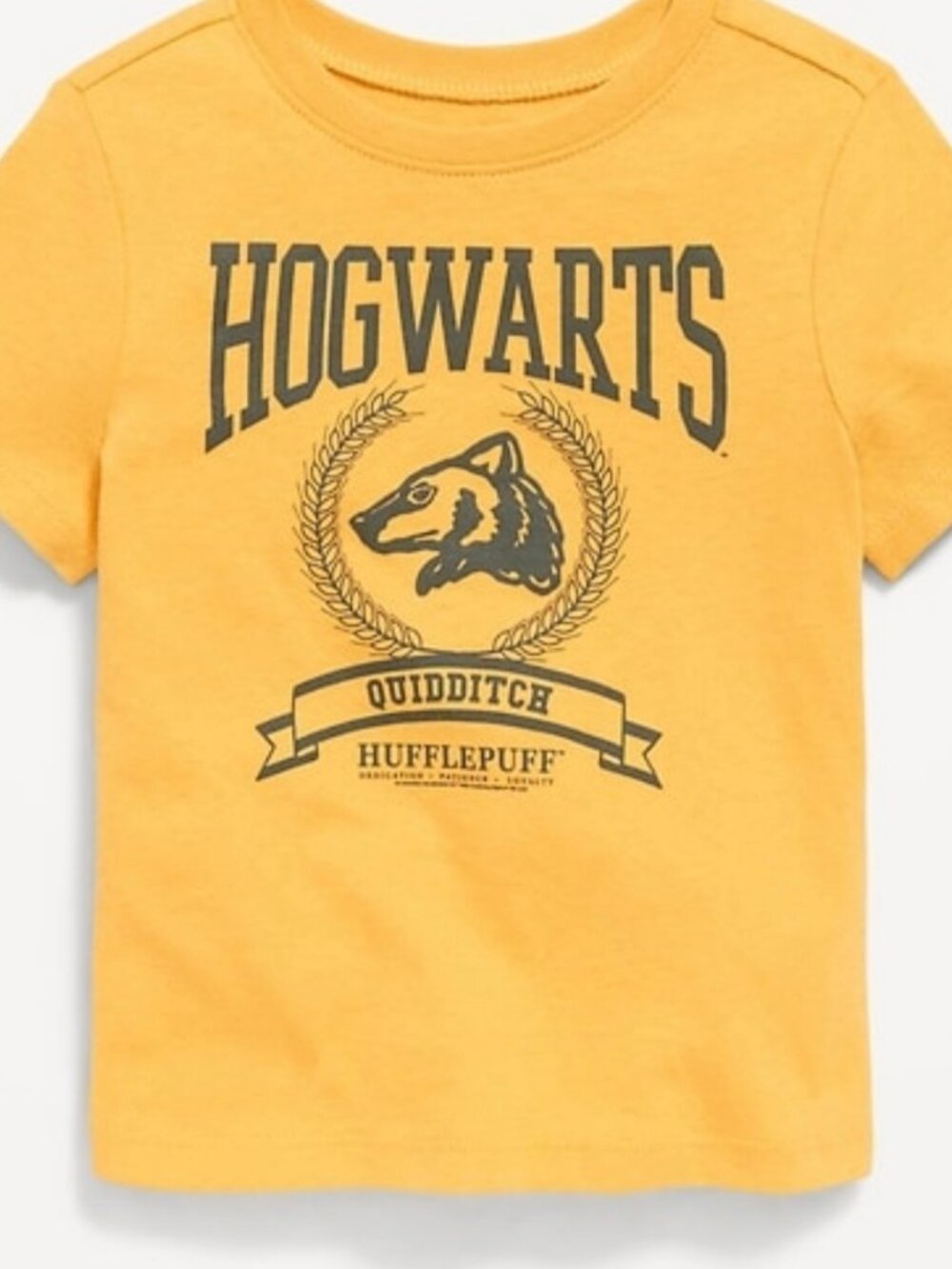Old Navy Hogwarts Unisex Graphic T-Shirt for Toddlers Size 5t Gold NWT